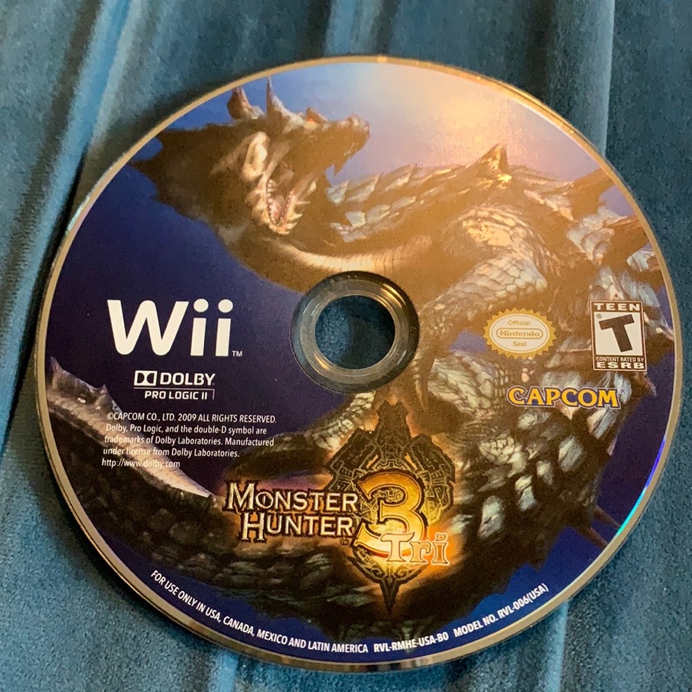 Monster hunter 3 for wii